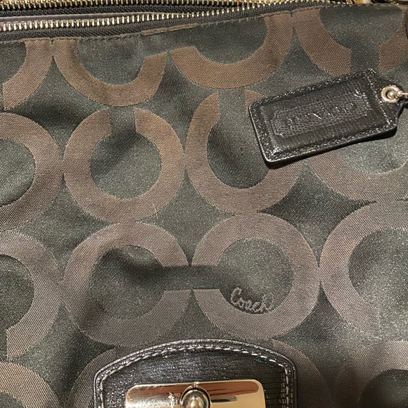 Black Coach purse with strap variation. - Picture 3 of 8
